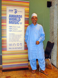 Yusuf in London at the Awards ceremony